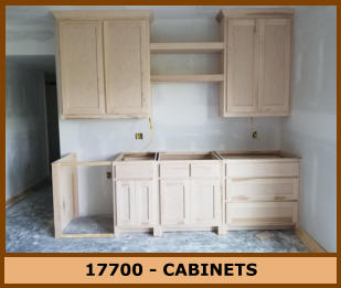 17700 - CABINETS