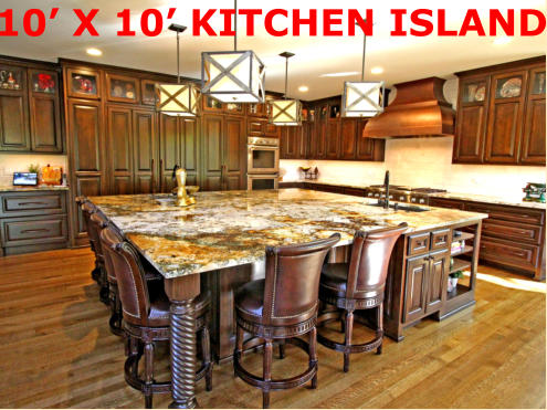 10’ X 10’ KITCHEN ISLAND